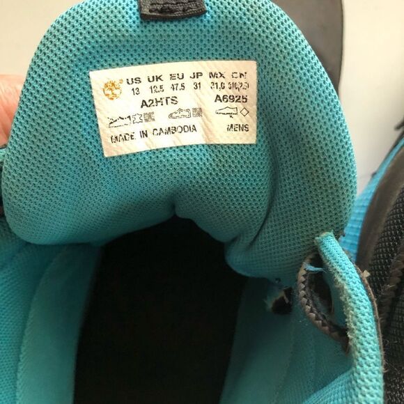 Timberland Men’s Euro Hiker Waterproof Mid Hiker Grey Boots Size 13 - Picture 7 of 7